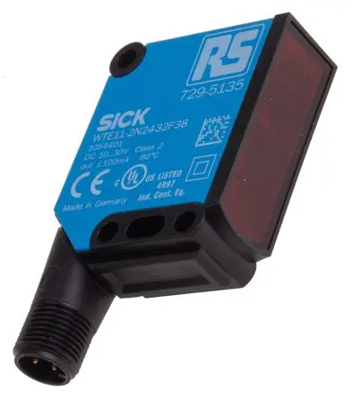 Produktfoto 1 von RS PRO Kubisch Optischer Sensor, Diffus, NPN Ausgang