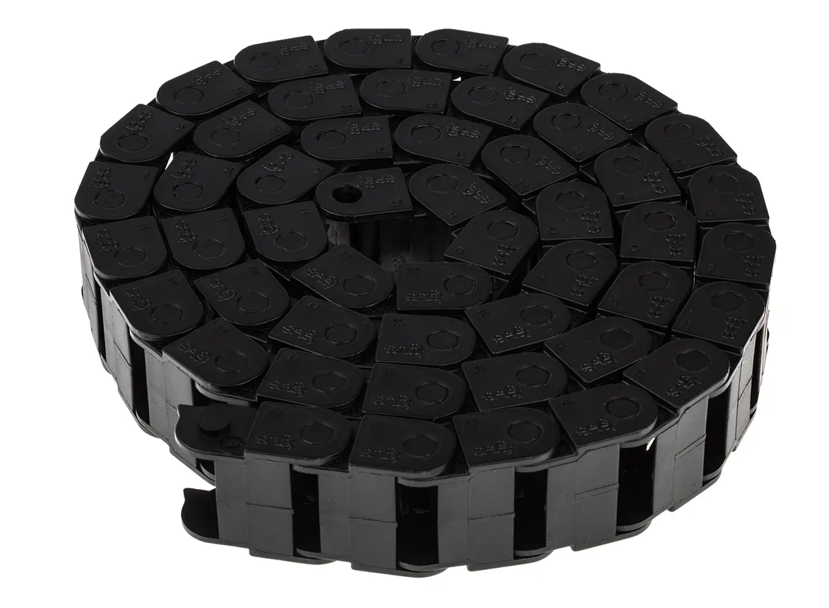 Produktfoto 1 von Igus e-chain Schwarz, 20 mm x 10.5 mm Igumid G, Länge 1 m 18 mm