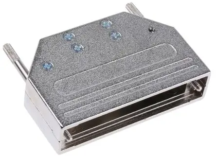 Produktfoto 1 von MH Connectors MHDTZI D-Sub-Gehäuse Gerade, 50-polig, D: D-Sub-Gehäuse Zugentlastung, Silber, Größe D, aus Zink