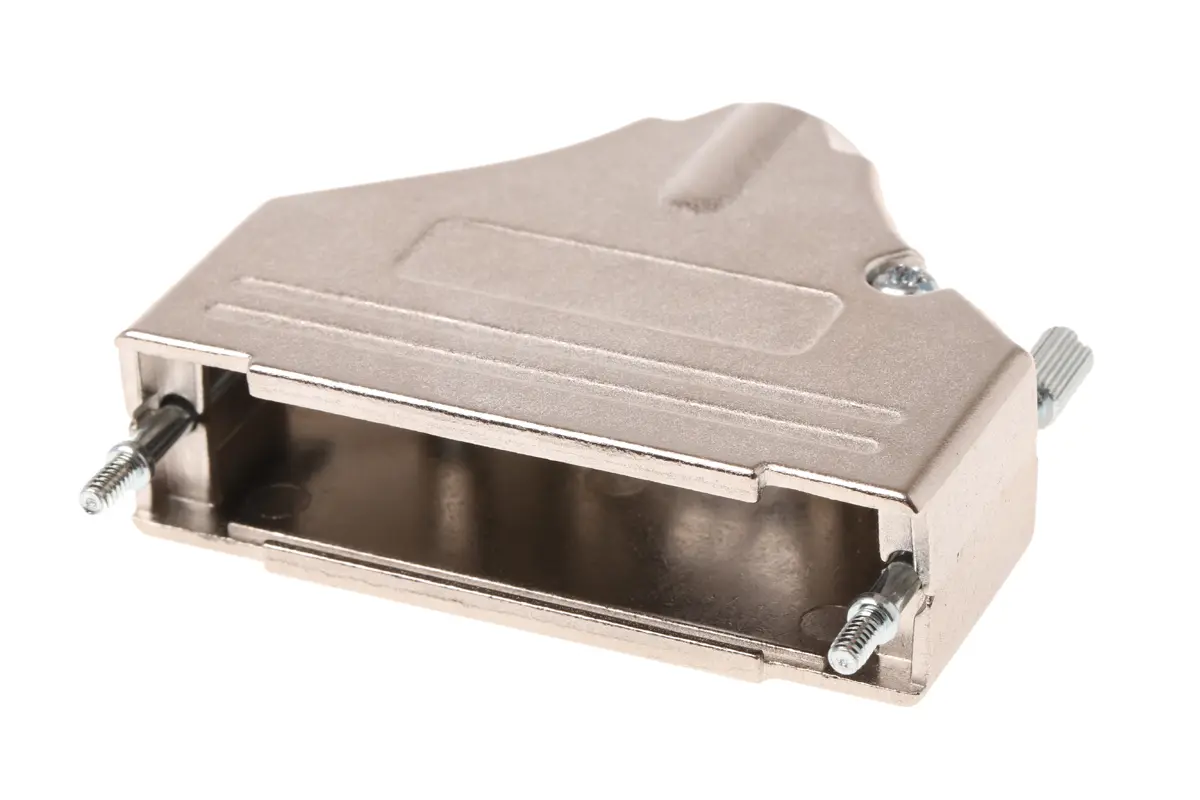 Produktfoto 1 von MH Connectors MHDTZK D-Sub-Gehäuse Gerade, 50-polig, D: D-Sub-Gehäuse Zugentlastung, Silber, Größe D, aus Zink