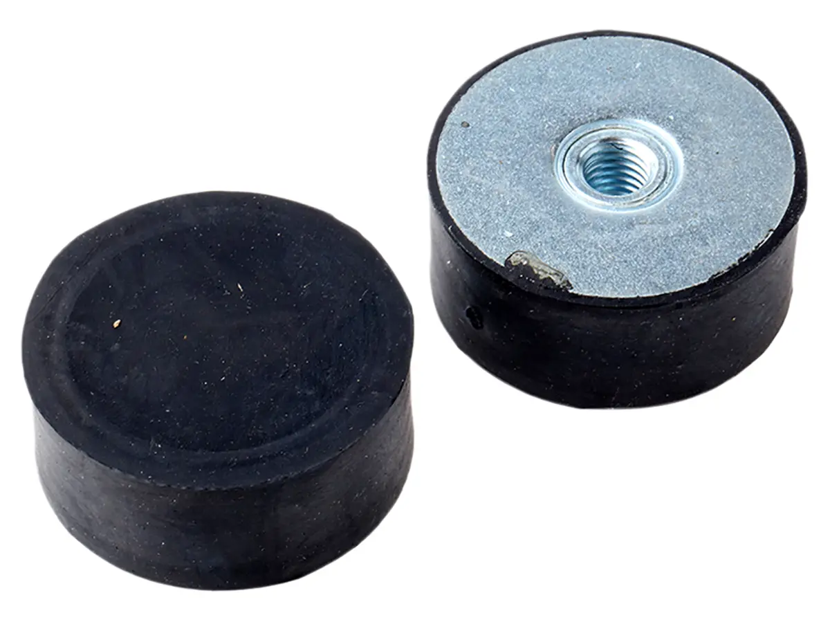 Produktfoto 1 von FIBET Gummi Vibrationsdämpfer, Innengewinde-Puffer M10, Ø 50mm x 21mm