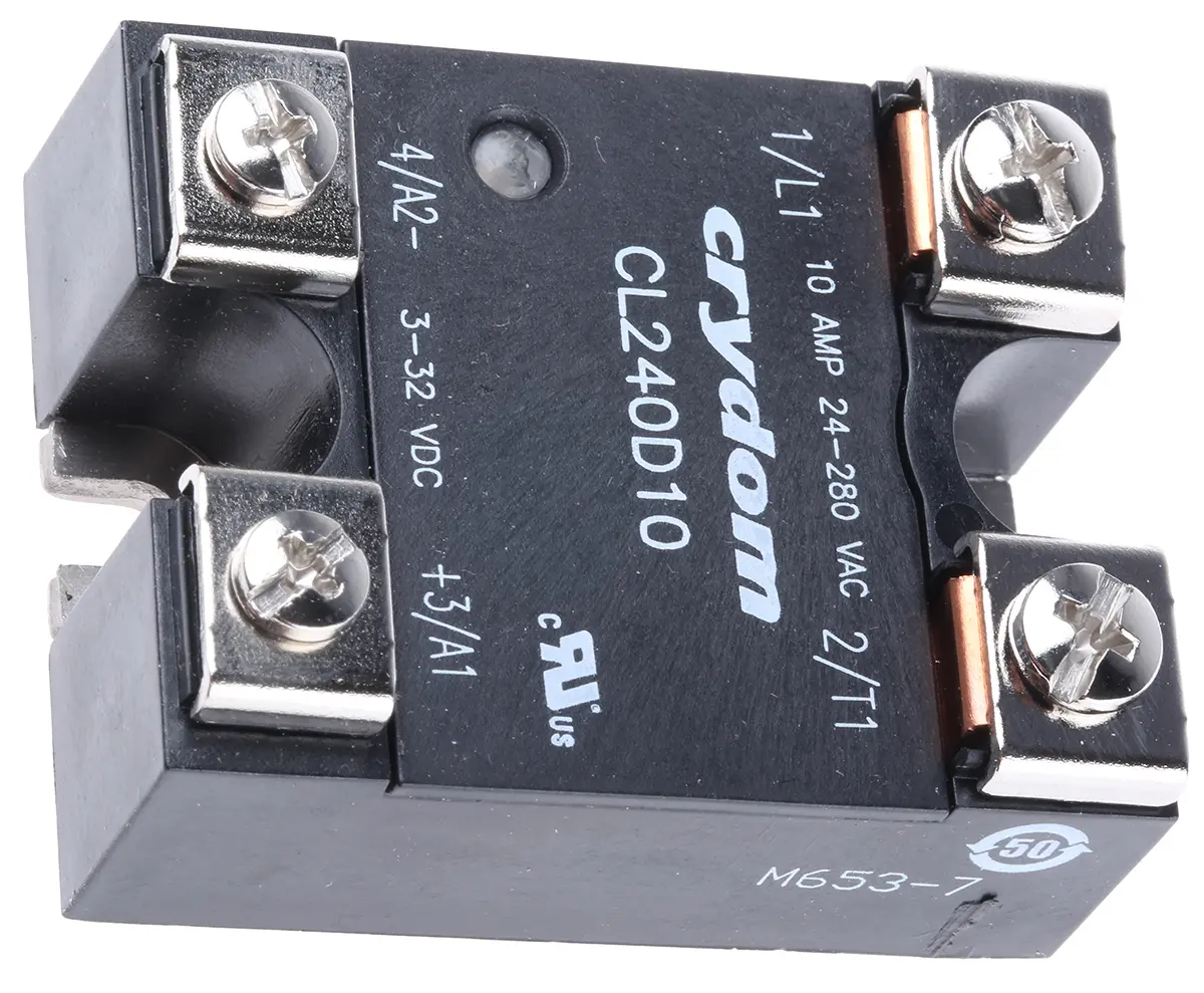 Sensata Crydom CL Series Tafelmontage Halbleiterrelais mit Nulldurchgang 280 Vrms / 10 A Effektivwert
