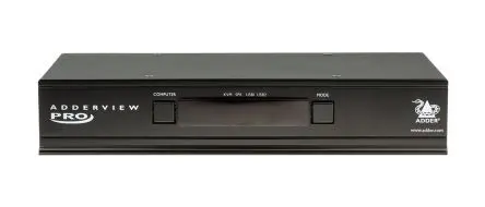 Produktfoto 1 von Adder KVM-Switch 4-Port DVI 1 Displays USB 3,5-mm-Stereo-Buchse (3-polig) 2048 x 1080 pixel