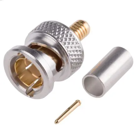 Produktfoto 1 von Radiall BNC Stecker Koaxialsteckverbinder BNC-Steckverbinder, Kabel, für HDTV 0.6/2.Typ 8-Kabel, 75 Ω Crimpbefestigung,