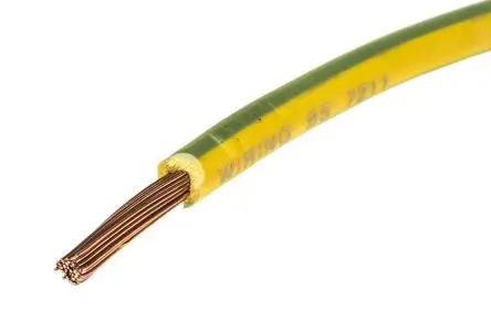 Produktfoto 1 von Lapp H07Z-K Schaltdraht 2.5 mm² 100 m Gelb, Grün Ø 4.3 mm Raucharm, halogenfrei (LSZH) Vernetzte Isolierung