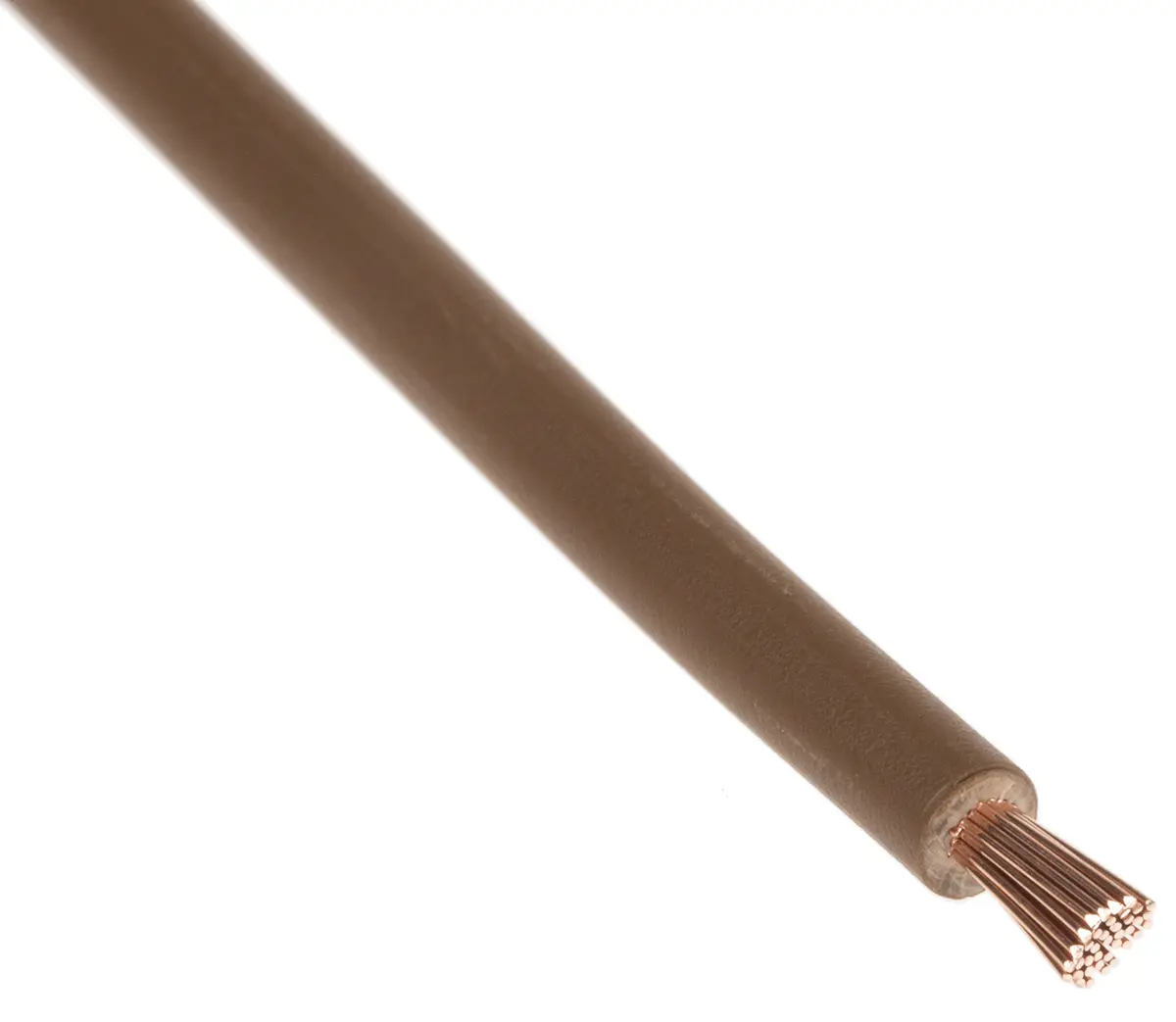 Produktfoto 1 von Lapp Einzeladerleitung 2,5 mm², 13 AWG 100m Braun Ø 4.3mm 2491B