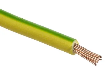 Produktfoto 1 von Lapp ÖLFLEX H07Z-K 90° Schaltdraht 1.5 mm² 100 m Gelb, Grün Ø 3.5 mm Raucharm, halogenfrei (LSZH) Vernetzte Isolierung