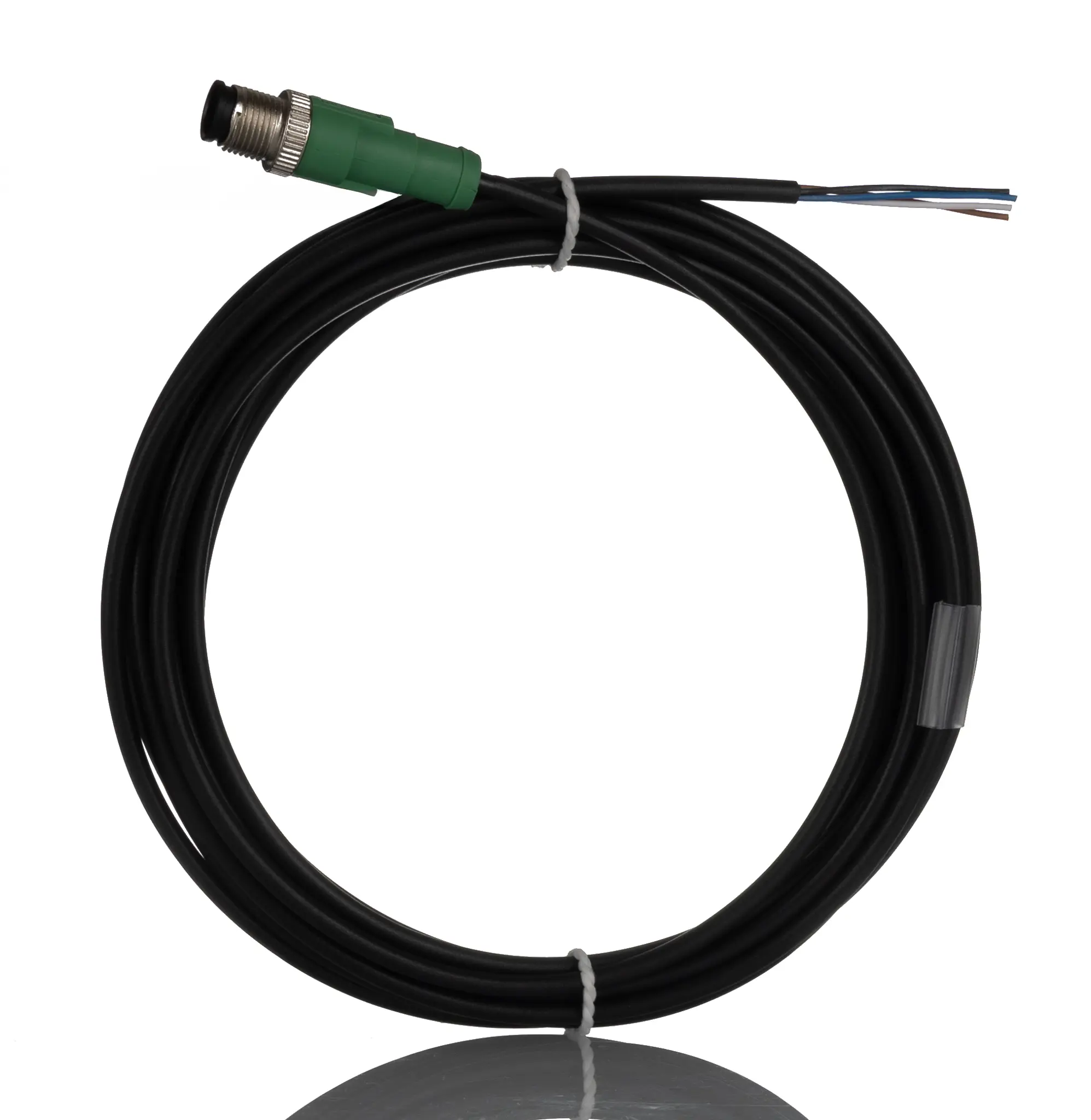 Produktfoto 1 von Phoenix Contact, 4-polig Sensor-Betätigungselementkabel, Gerade Stecker 4 / Nicht abgeschlossen, Länge 5 m
