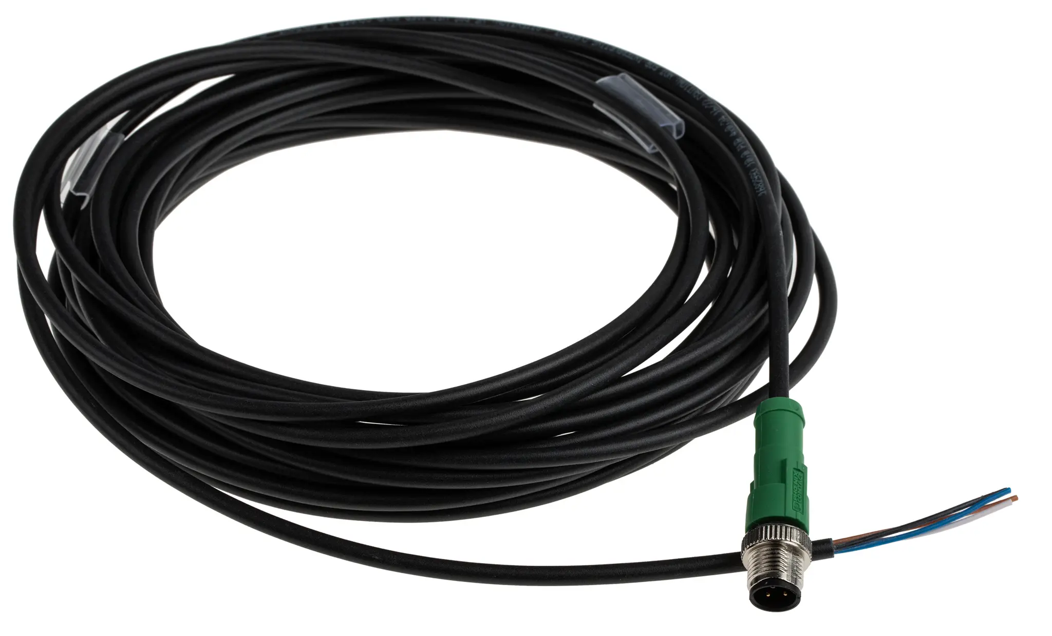 Produktfoto 1 von Phoenix Contact, 4-polig Sensor-Betätigungselementkabel, M12 Stecker 4 / Nicht abgeschlossen, Länge 10 m