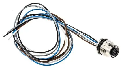 Produktfoto 1 von Phoenix Contact SACC-DSI, 5-polig Sensor-Betätigungselementkabel, M12 Buchse 5 / Freies Kabelende, Länge 500 mm