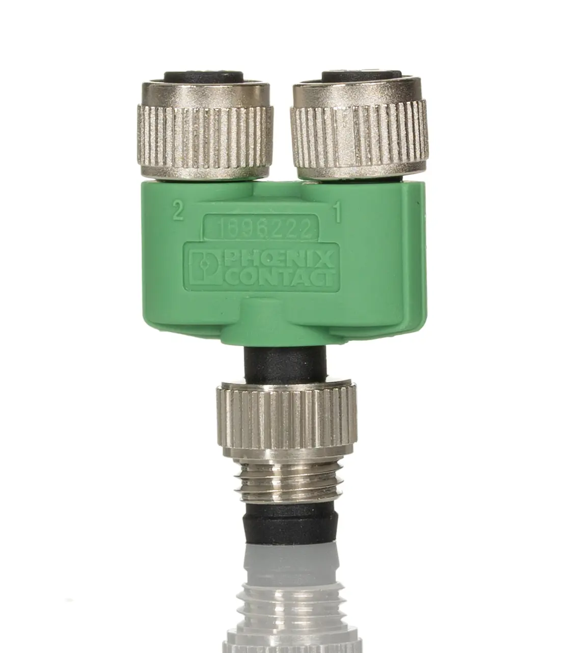 Produktfoto 1 von Phoenix Contact, Gerade SAC Rundsteckverbinder Adapter 3 M8, IP40, IP65 6 M8 Buchse