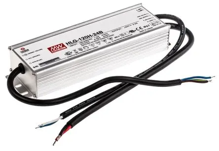 Produktfoto 1 von MEAN WELL LED-Treiber, 120 W 264 V ac, 90 V ac, 127V dc, 370 V dc LED-Treiber 5A, Ausgang 24V 1 bis 10 V, Potenziometer