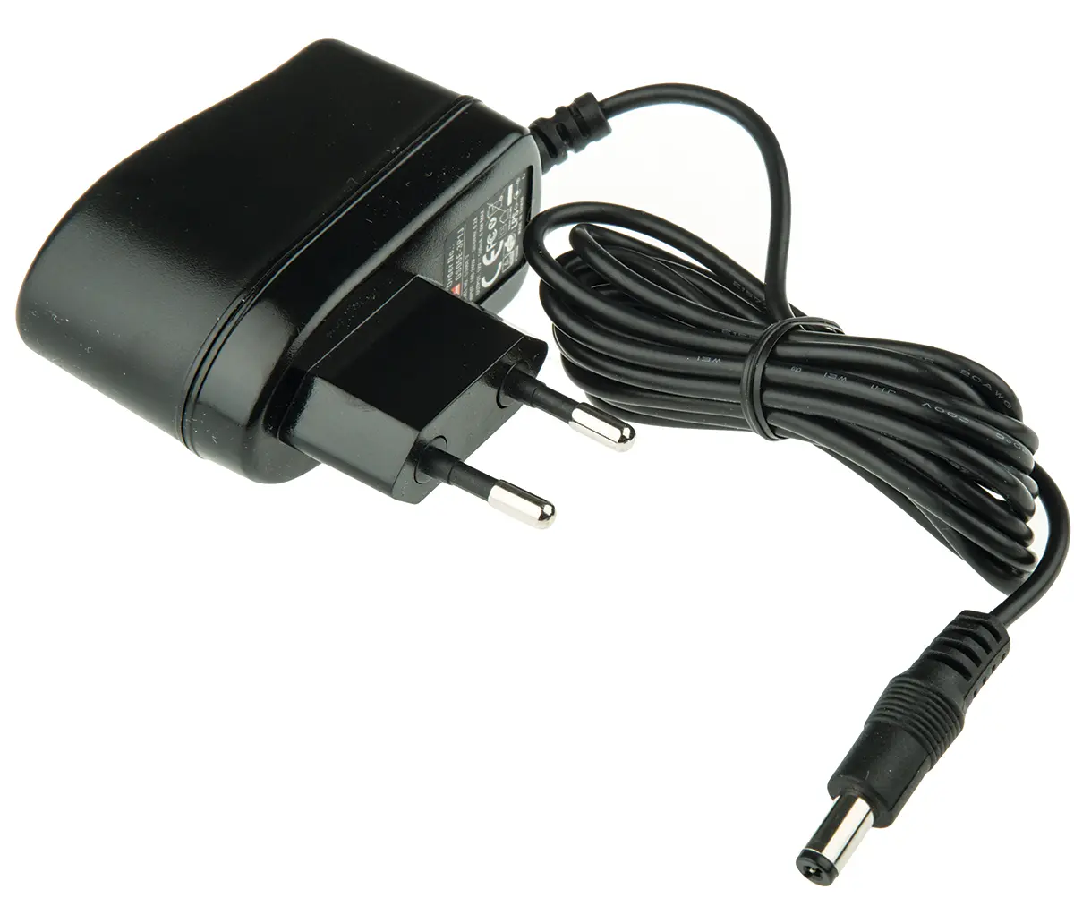 Produktfoto 1 von MEAN WELL Steckernetzteil AC/DC-Adapter 6W, 100V ac, 12V dc / 500mA, EU-Netzstecker
