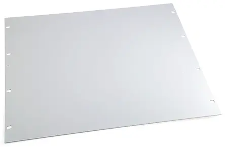 Produktfoto 1 von nVent SCHROFF Aluminium 9 U Belüftet, Grau 483 mm 399.2 mm