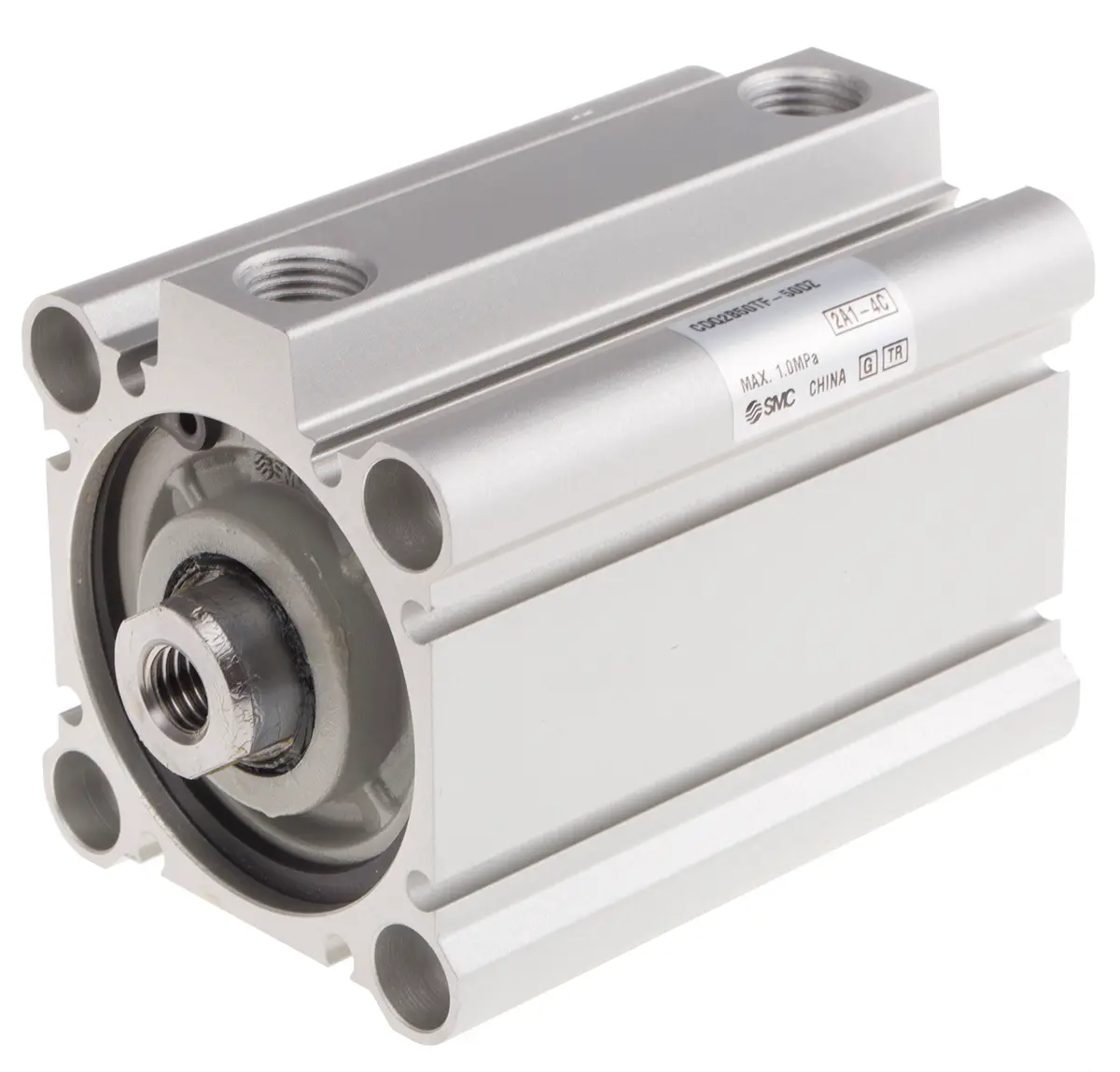 Produktfoto 1 von SMC CDQ2 Pneumatik-Kompaktzylinder 50 mm Doppeltwirkend, Bohrung Ø 50 mm, bis 1 Mpa