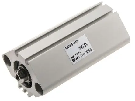 Produktfoto 1 von SMC CDQ2 Pneumatik-Kompaktzylinder 50 mm Doppeltwirkend, Bohrung Ø 20 mm, bis 1 Mpa