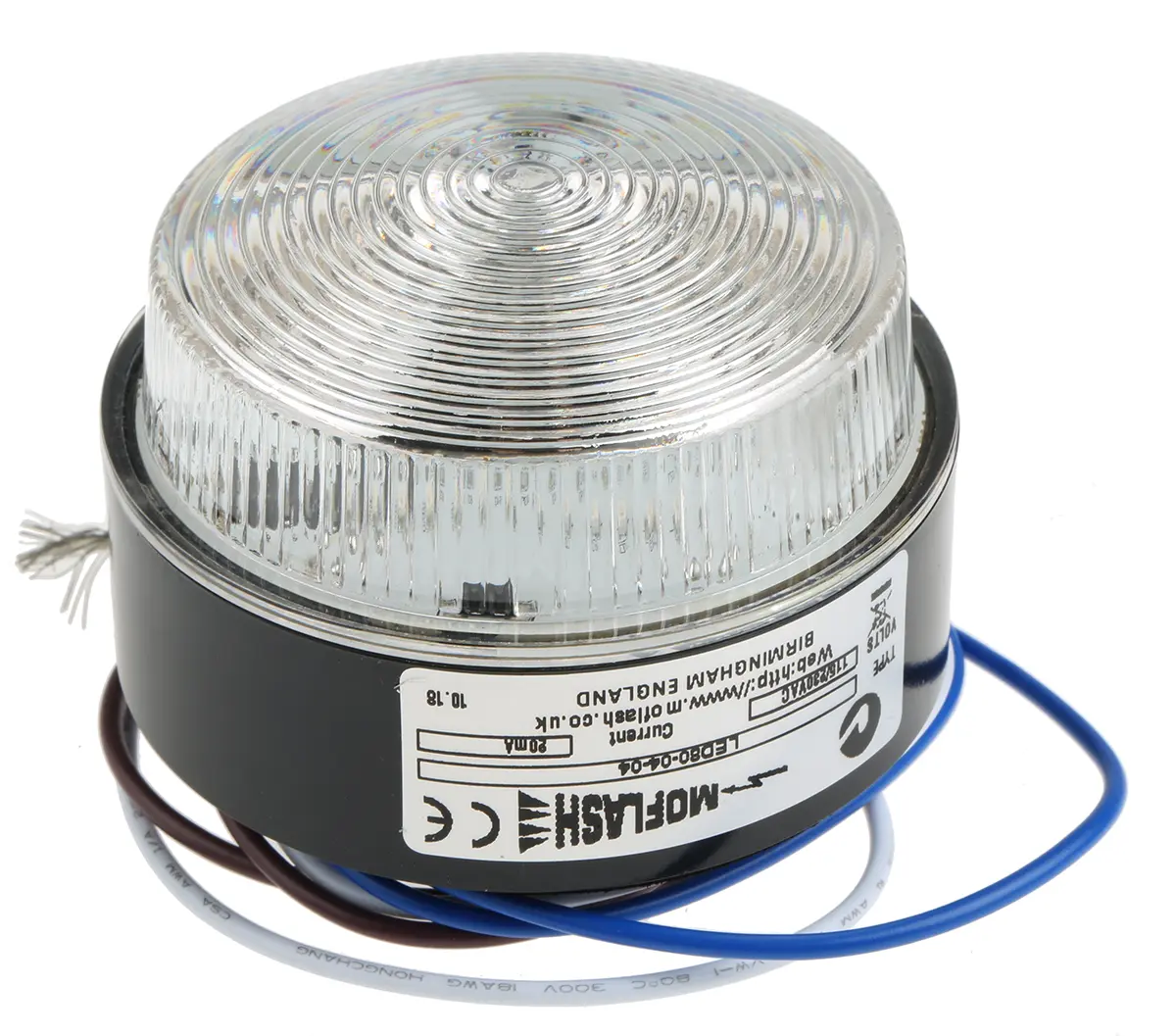 Produktfoto 1 von Moflash LED80 LED Blinkend, Dauer Signalleuchte Grün, 115/230 V, Ø 76mm x 50mm