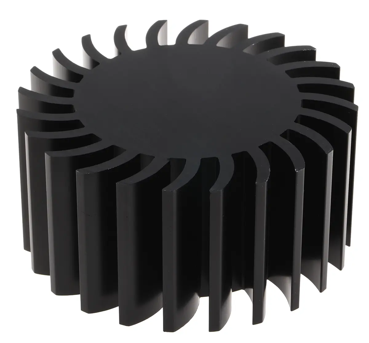 Produktfoto 1 von Fischer Elektronik Kühlkörper für Universelle runde Alu 1K/W, Ø 105mm x 50mm, Schraubmontage