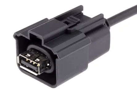 Produktfoto 1 von Molex Buchse 111015 IC-Buchse USB-Kabel, USB Typ A Stecker / Micro-USB Typ B, 500 mm USB 2.0 Schwarz