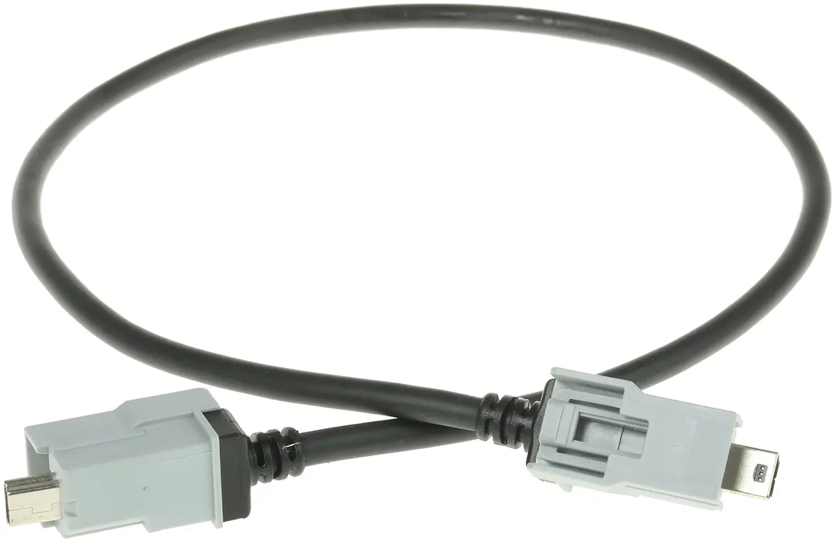 Produktfoto 1 von Molex USB-Kabel, Mini-USB B / Mini-USB B, 500mm USB 2.0 Schwarz