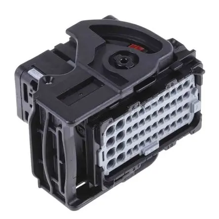 Produktfoto 1 von Molex 64320 Kfz-Steckverbinder, Kabel, Steckerbuchse, Crimpbefestigung, Buchse, 48-polig, Schwarz / 4-reihig
