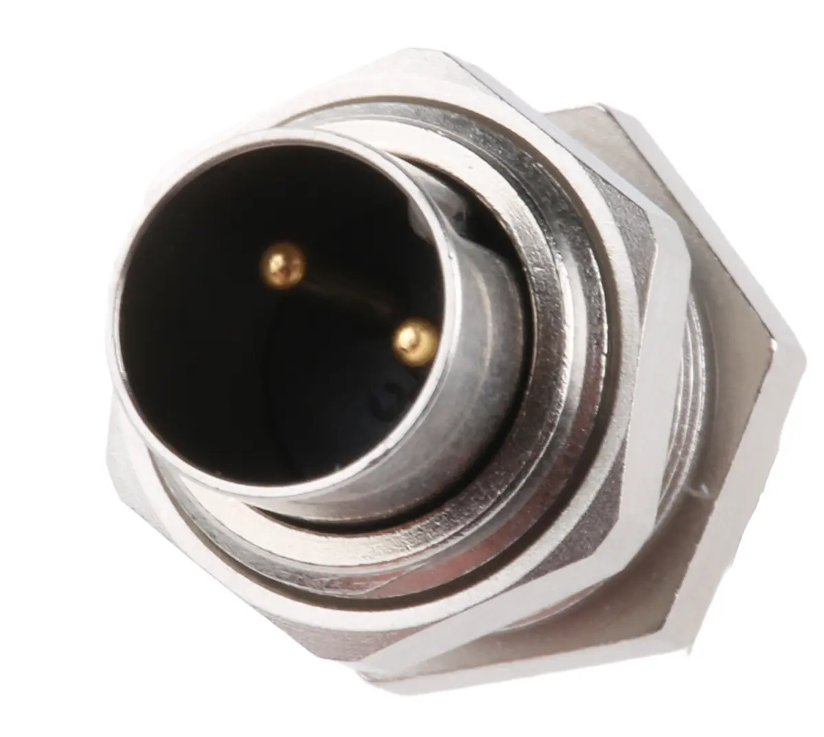 binder 711 11.5 M9 Rundsteckverbinder Buchse 2-polig Stecker 4A Frontplattenmontage IP40