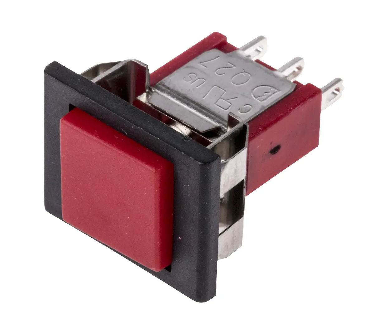 Produktfoto 1 von RS PRO Druckschalter Rot Tastend Panel Ø 12.7 x 15.7 mm, 1-poliger Umschalter / 3A 28 V dc 120 V ac