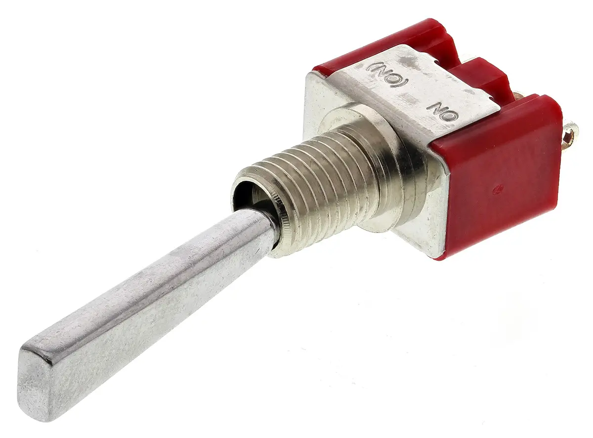 Produktfoto 1 von RS PRO Panel Kippschalter 1-poliger Umschalter, Ein-Ein, 12 V dc, 112 V ac, 3A, Lot
