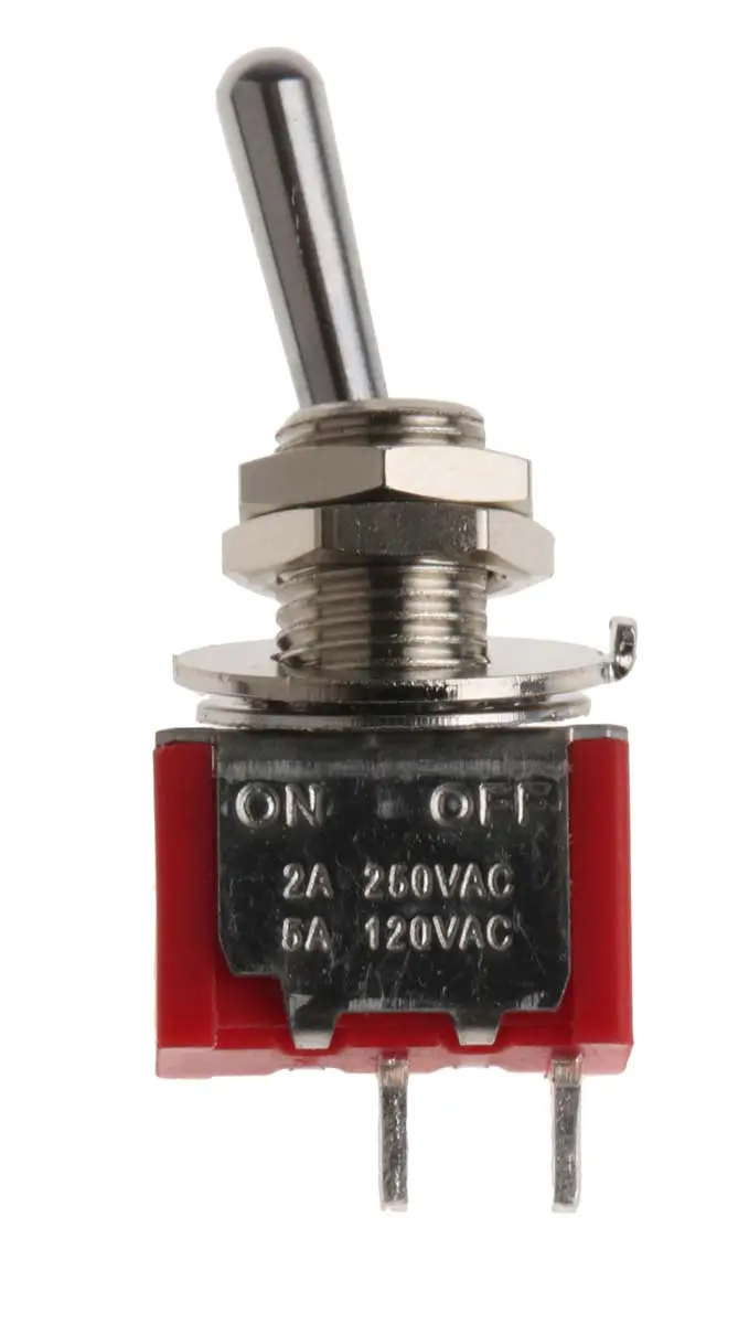 Produktfoto 1 von RS PRO Panel Kippschalter SPST, Ein-Aus, 28 V dc, 28 V ac, 100mA, Lot