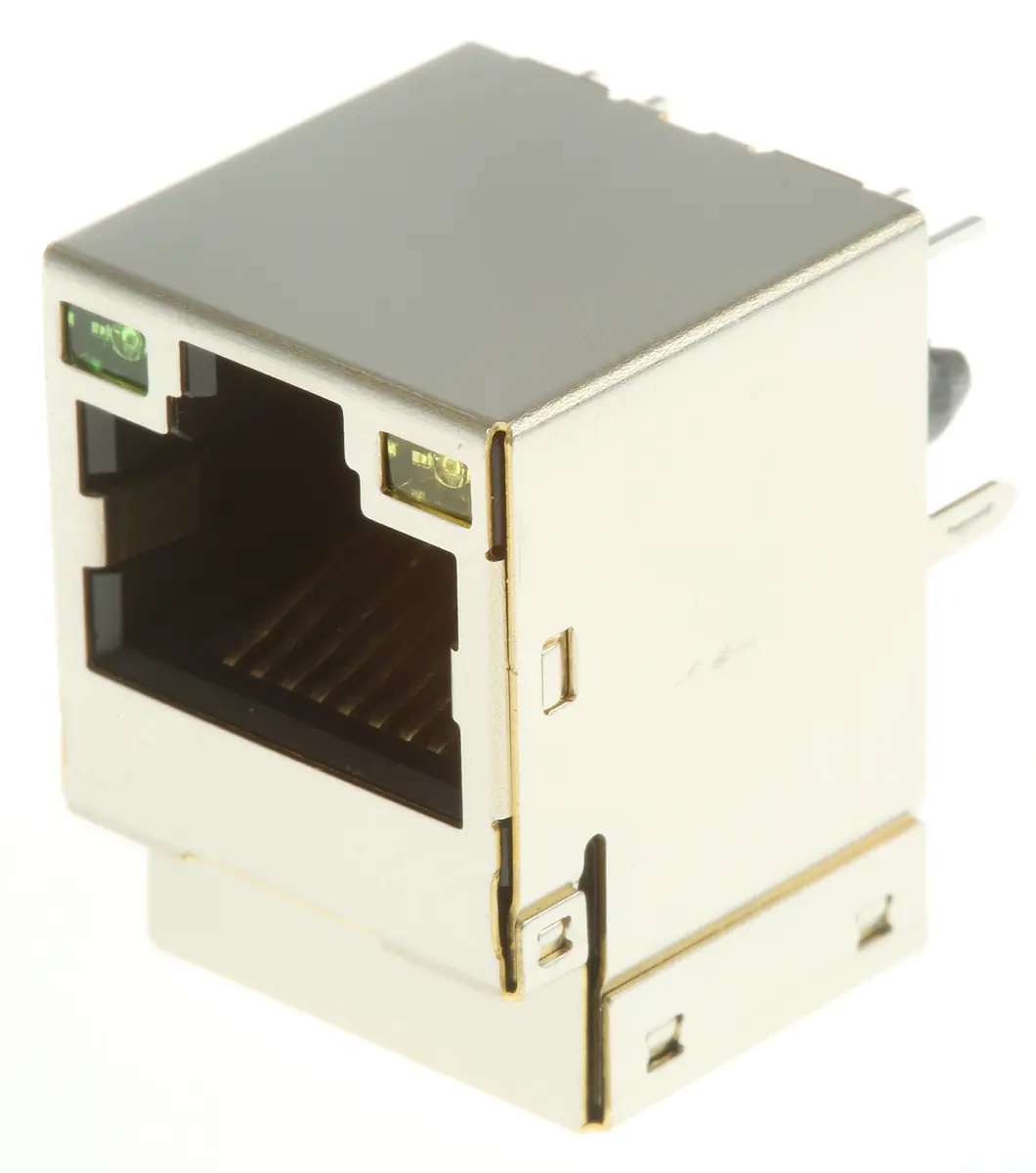 Wurth Elektronik WE-RJ45 LAN Buchse RJ45-Steckverbinder, 1-Port Abgeschirmt Leiterplattenmontage Gerade