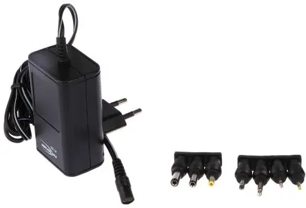 Produktfoto 1 von Ansmann 12 W 1 AC/DC-Adapter Austauschbar Typ C 1 A AC/DC-Adapter, 12V dc, 3 V dc, 4.5 V dc, 5 V dc, 6 V dc, 7.5 V dc, 9