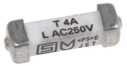 Produktfoto 1 von Schurter Nicht zurücksetzbare Sicherung 4A 250 V ac, 125V dc Keramik T 3mm 3.75 mm