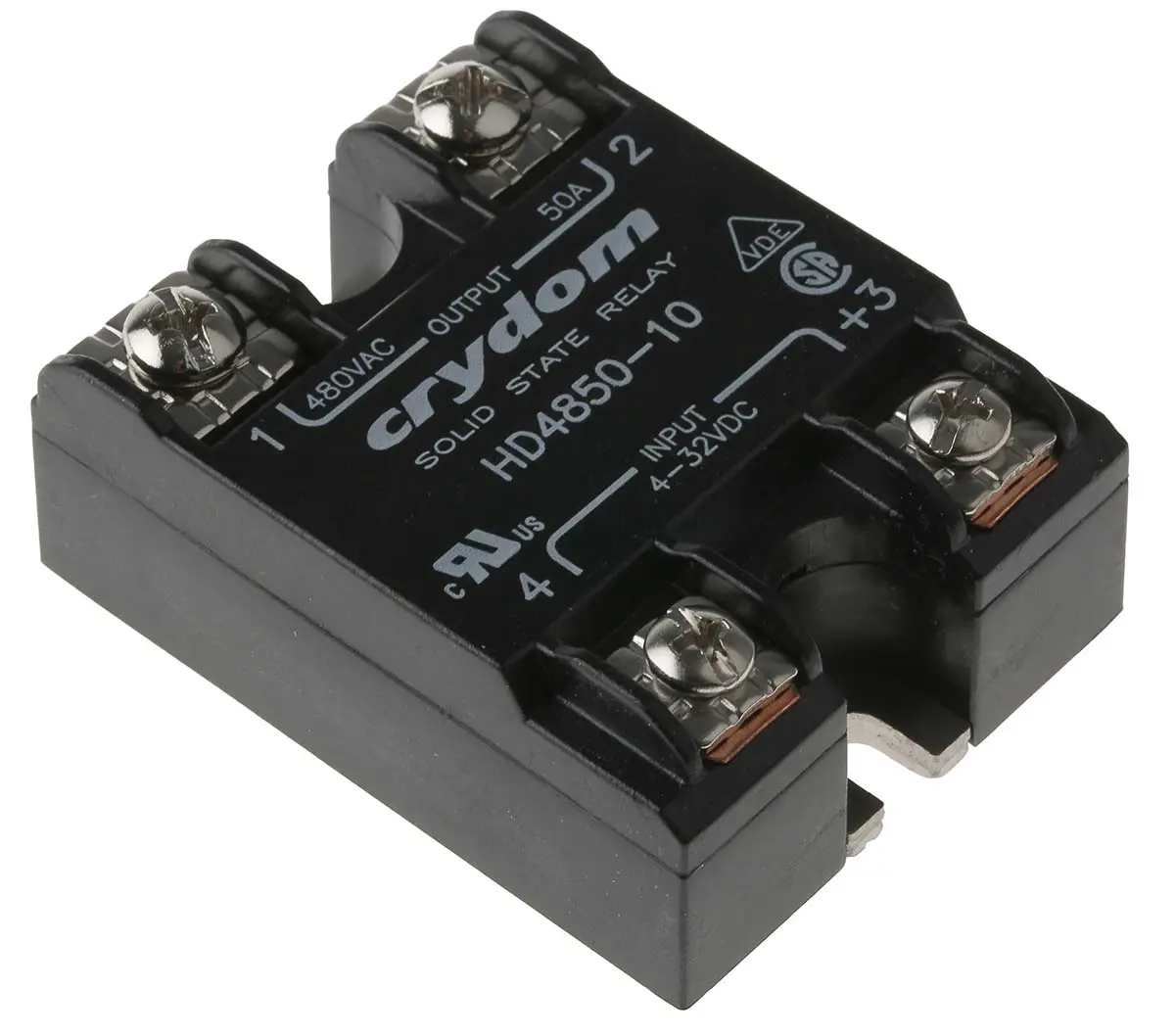 Produktfoto 1 von Sensata / Crydom HA AND HD Panel Halbleiterausgang, SPST 530 V eff. 32V dc / 50 A