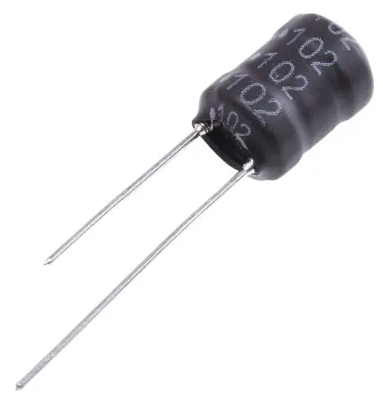 Produktfoto 1 von Bourns RLB Induktivität radial, Ferrit DR-Kern, 1 mH 20, 510 mA, Radial / R-DC 2.9 Ω, max. 1.3 MHz, Ø 9 mm, Ø 0.65 mm x