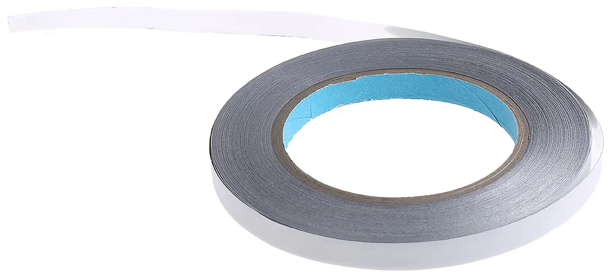 Produktfoto 1 von Würth Elektronik Metallband Aluminiumband leitend, Stärke 0.04mm, 10mm x 33m bis +155°C, Haftung 4,5 N/cm