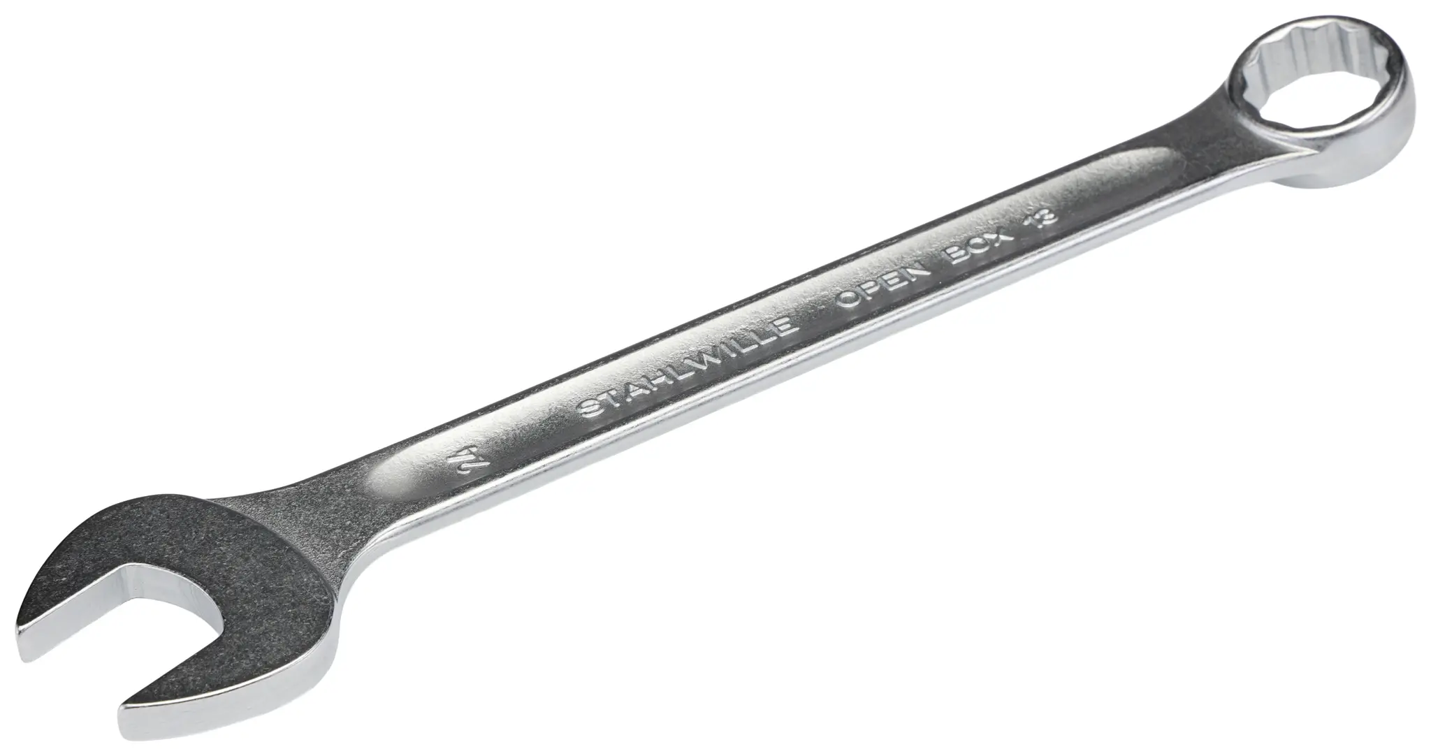 Produktfoto 1 von STAHLWILLE Ring-Maulschlüssel 24 mm Legierungsstahl, Länge 280 mm