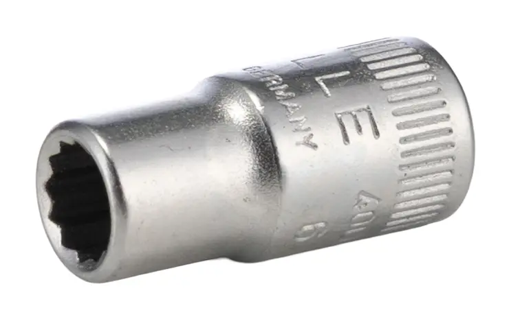 Produktfoto 1 von STAHLWILLE 1/4 in 12-Kant Buchse SW 6 mm Vierkant x 23 mm