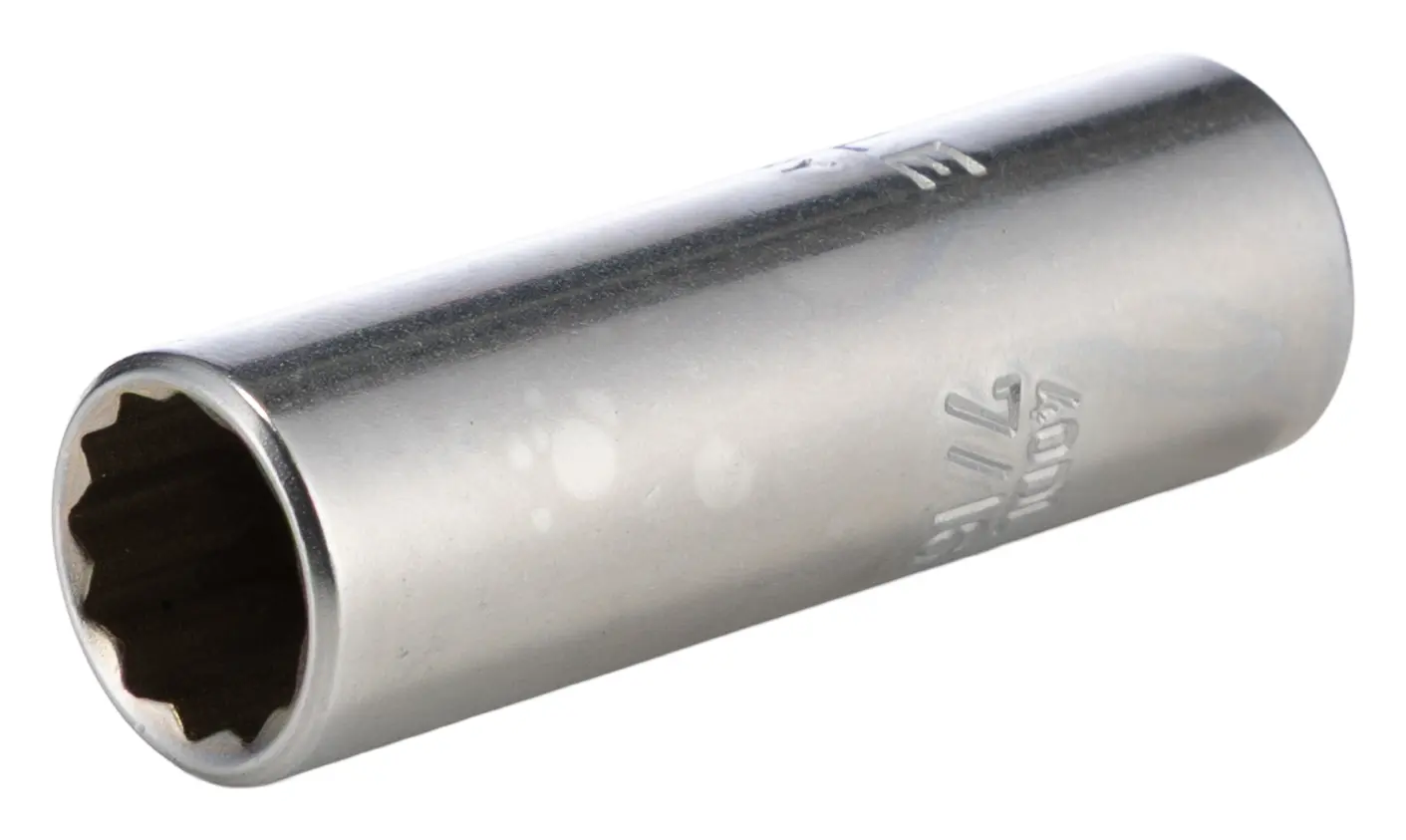 Produktfoto 1 von STAHLWILLE 1/4 in 12-Kant Buchse SW 7/16 in Vierkant x 50 mm
