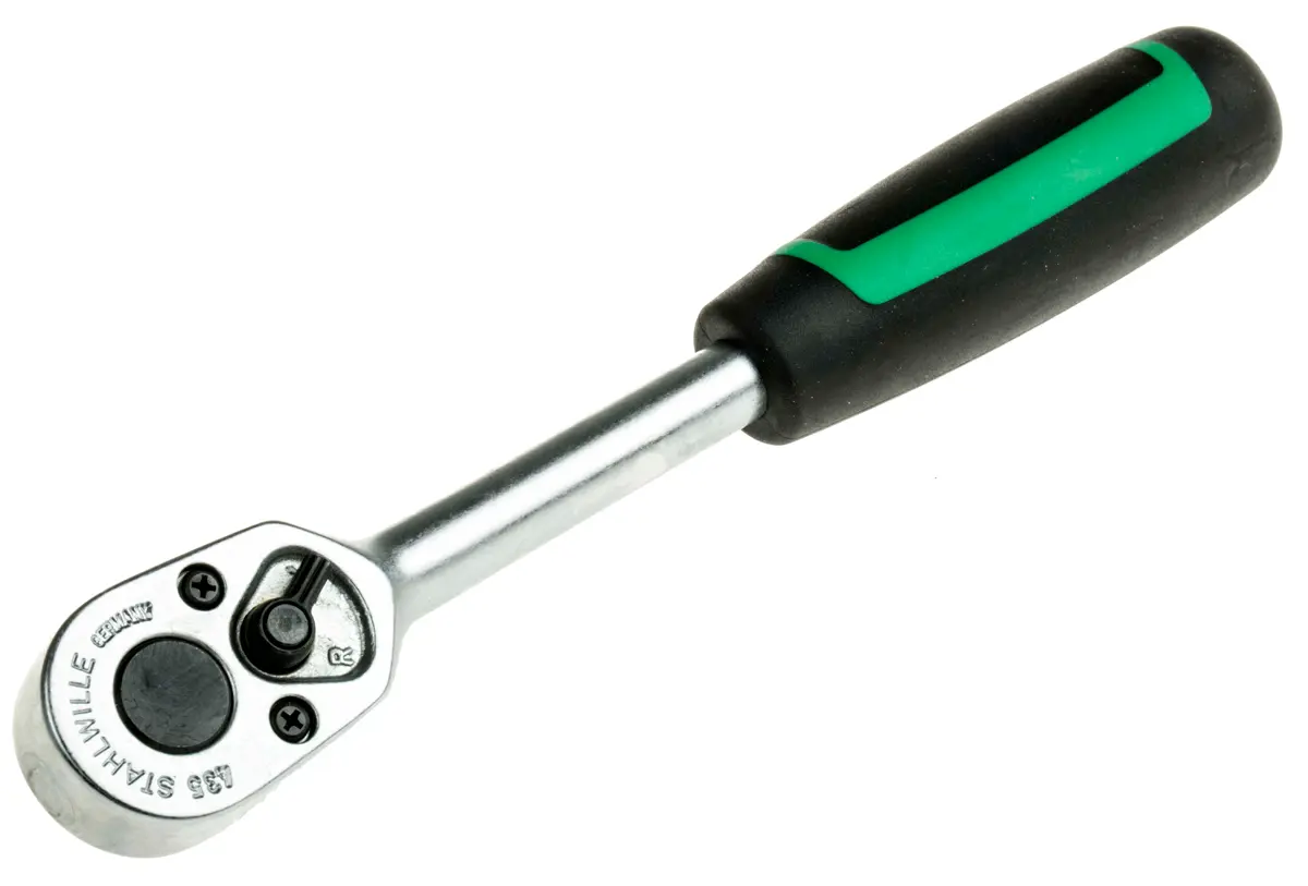 Produktfoto 1 von STAHLWILLE 9.53 mm Ratsche Ratsche Legierungsstahl, Länge 193 mm