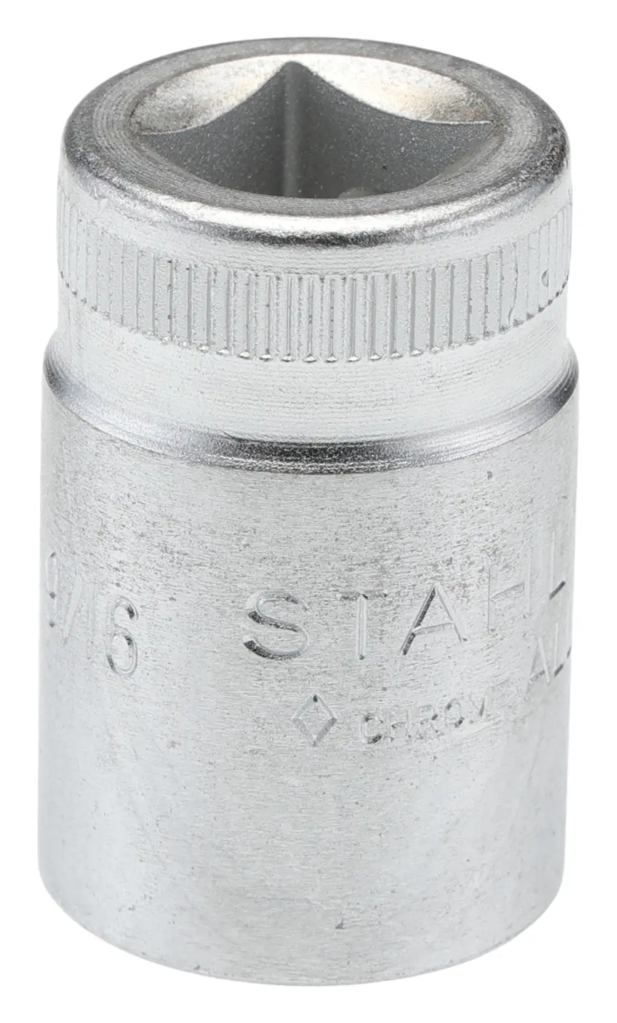 Produktfoto 1 von STAHLWILLE 3/8 in 12-Kant Buchse SW 9/16 in Vierkant x 31 mm