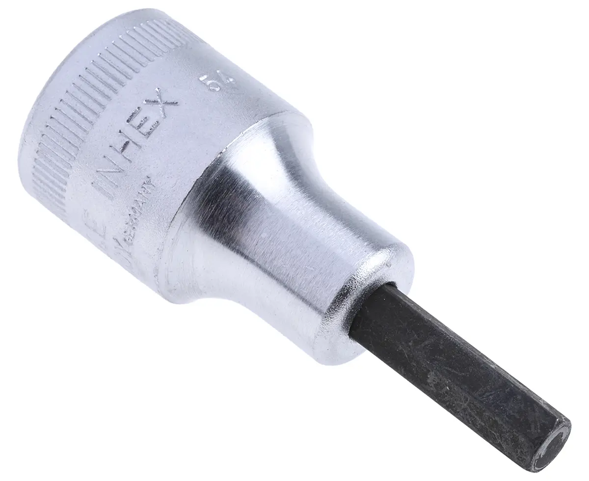 Produktfoto 1 von STAHLWILLE 1/2 in Bit Buchse SW 6 mm Vierkant x 22.0 mm