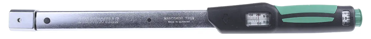 Produktfoto 1 von STAHLWILLE Klick-Drehmomentschlüssel 40 → 200Nm, Länge 467 mm, ±3 %