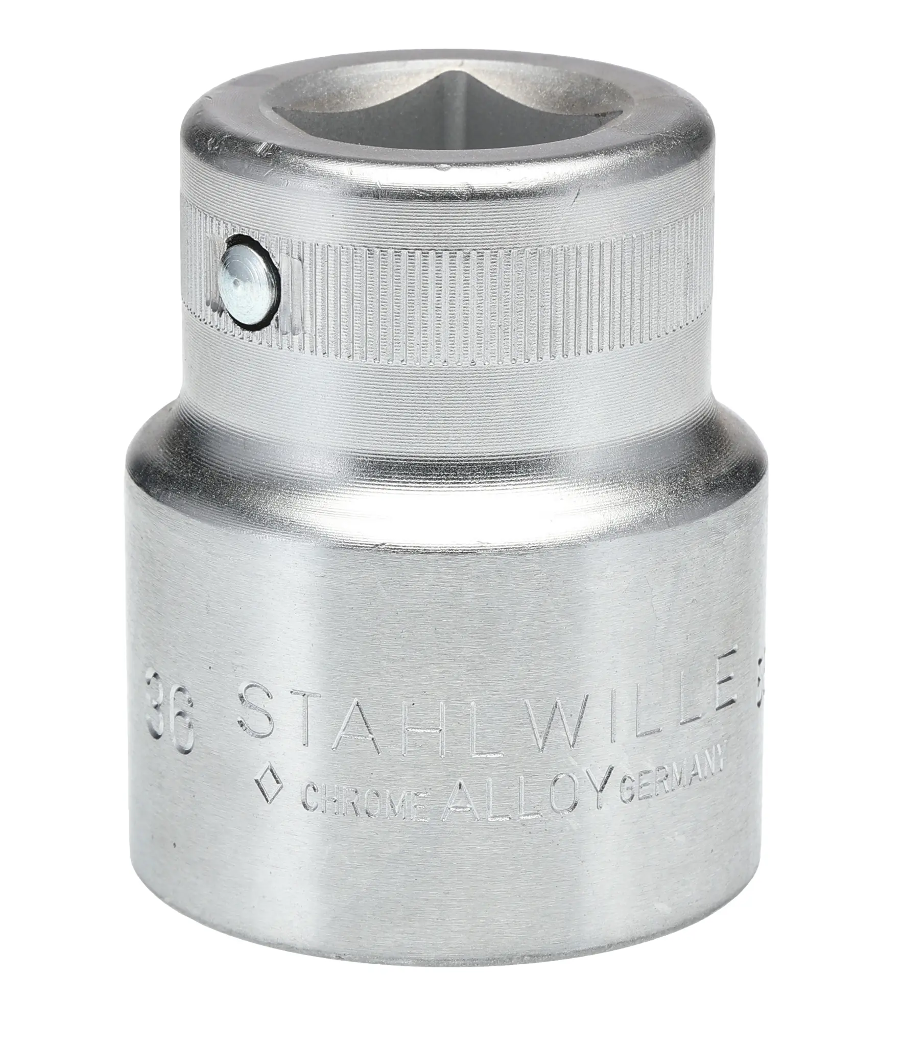 Produktfoto 1 von STAHLWILLE 3/4 in 6-Kant Buchse SW 36 mm Vierkant x 60 mm