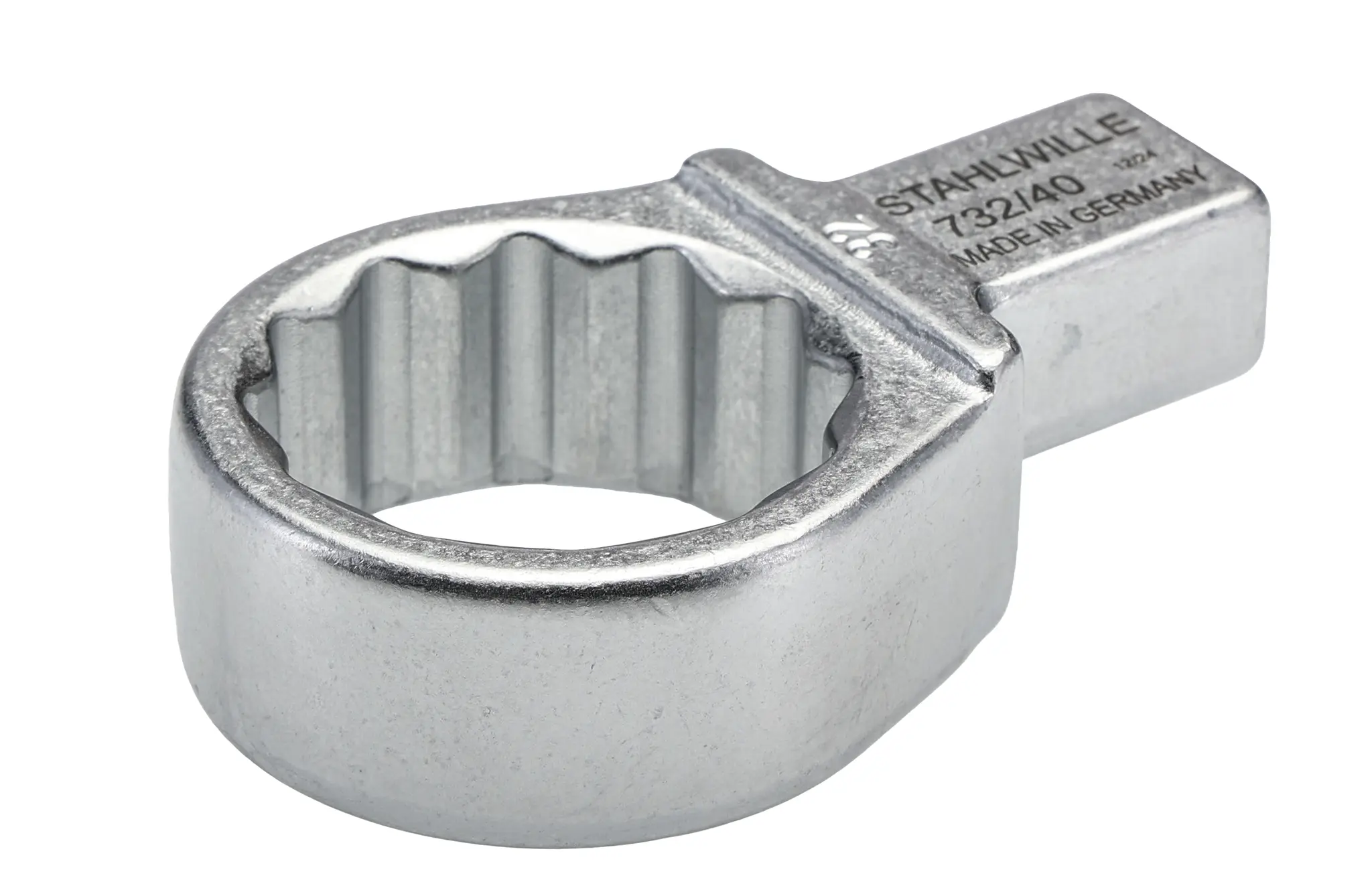 Produktfoto 1 von STAHLWILLE, 14 x 18 mm Krähenfuß Schraubenschlüsselkopf, Chrom, 32 mm