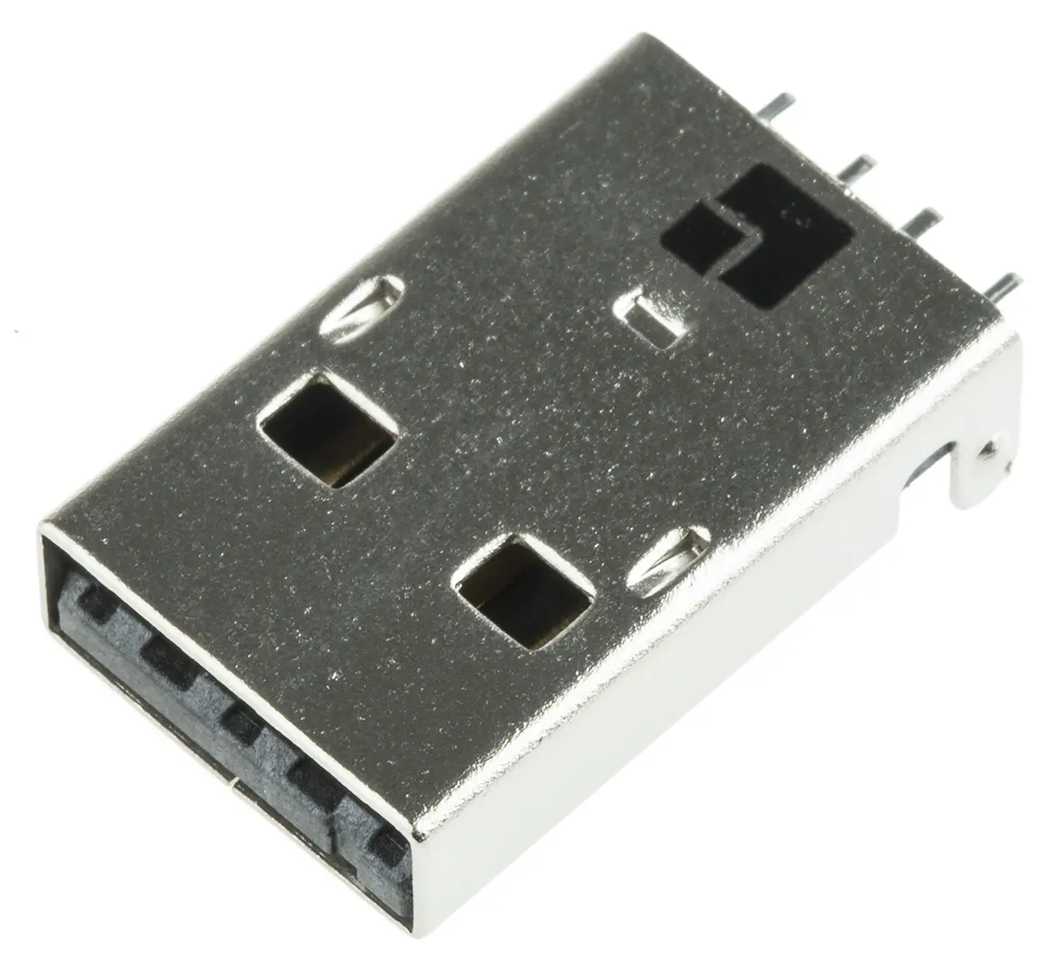 Produktfoto 1 von Lumberg, gewinkelt 2410 USB-Steckverbinder Stecker USB Typ A 1, Oberfläche USB 2.0