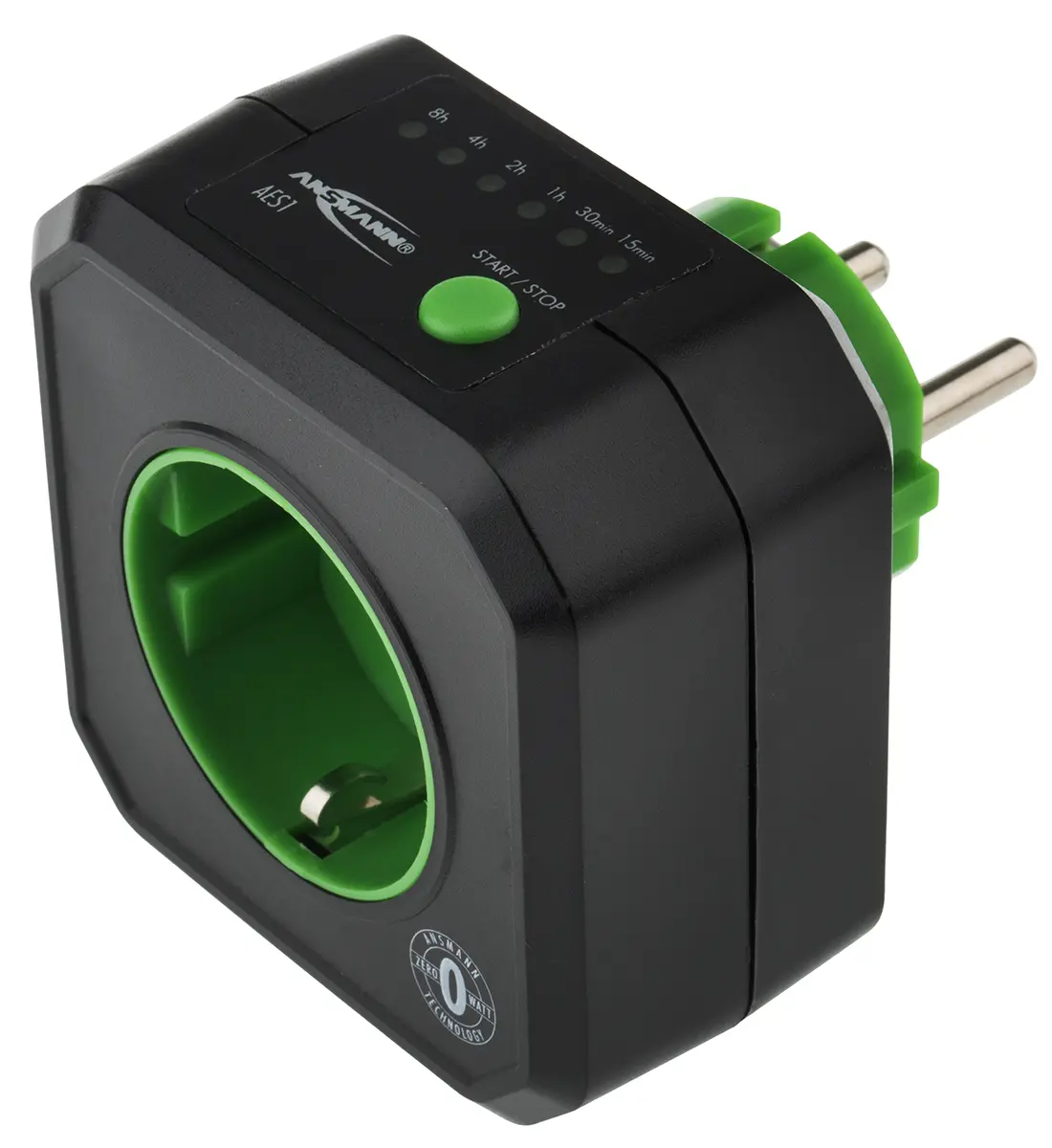 Produktfoto 1 von Ansmann AES1 Digital Zeitschaltuhr zum Einstecken 230 V H. 71.5 mm T. 76 mm