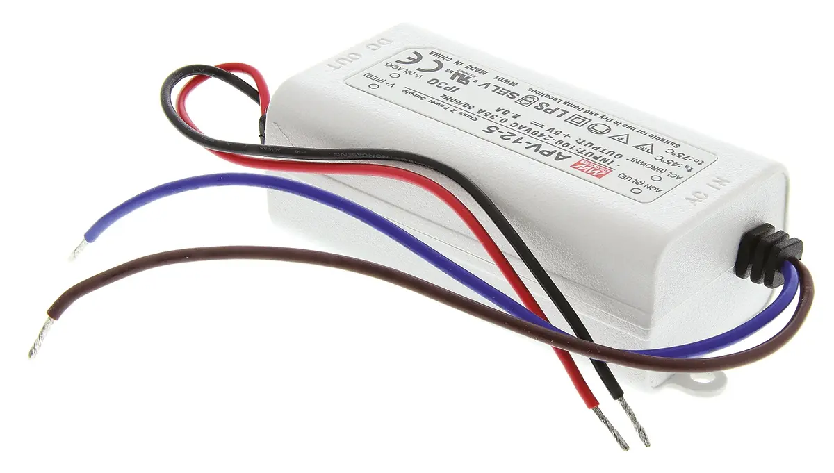 Produktfoto 1 von MEAN WELL LED-Treiber 127 → 370 V dc, 90 → 264 V ac LED-Treiber, Ausgang 5V / 2A Konstantspannung