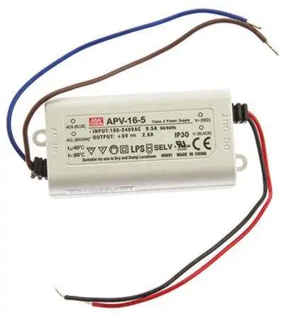 Produktfoto 1 von MEAN WELL LED-Treiber, 13 W LED-Treiber 2.6A, Ausgang 5V