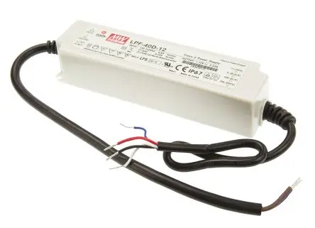 Produktfoto 1 von MEAN WELL LED-Treiber, 40.08 W 305 V ac, 90 V ac, 127V dc, 431 V dc LED-Treiber 3.34A, Ausgang 12V 1 bis 10 V