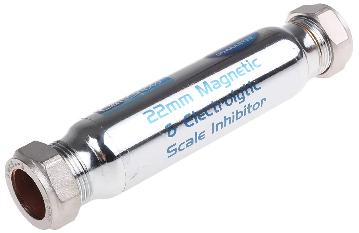 Produktfoto 1 von RS PRO Kalkhemmer Magnetisch, Elektrolyt, 12 bar, 64.8 L/min 22 mm